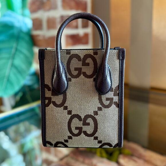 GUCCI Jumbo GG Mini Tote - Picture 1 of 12
